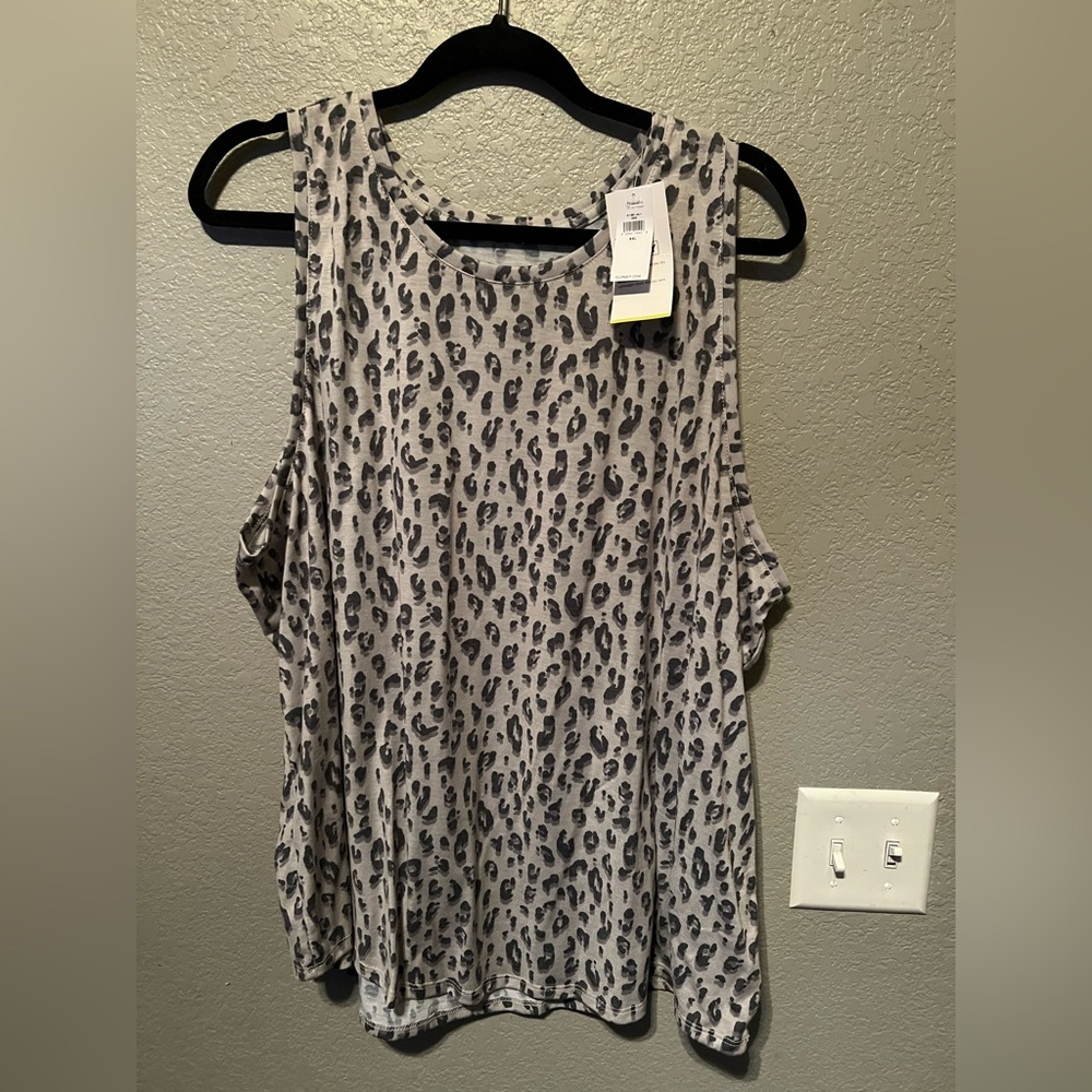 Cheetah tank top